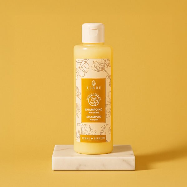 Keratin Shampoo Label